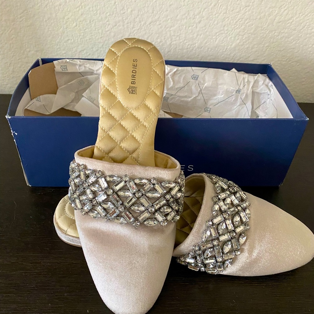 Birdies rhinestone slips